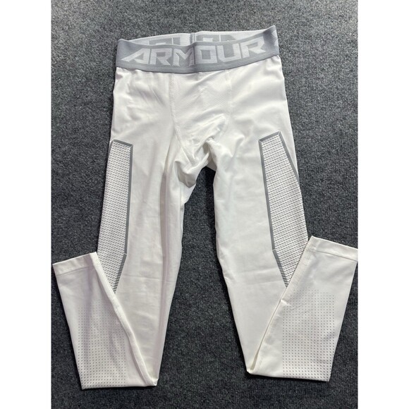 UNDER ARMOUR Leggings Mens Medium Heat Gear  Graphic  Compression Area Leg Med - Picture 1 of 13